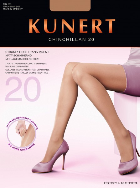 Kunert - Transparent tights with RUN STOP by KUNERT Chinchillan 20