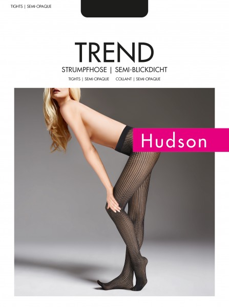 Hudson - Semi-opaque tights with open work pattern