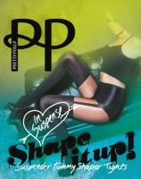 Pretty Polly - Shape It Up Suspender Tummy Shaper Tights Pretty Polly - Shape It Up Suspender Tummy Shaper Tights