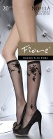 Fiore - Beautiful flower patterned knee highs Noella 20 denier Fiore - Beautiful flower patterned knee highs Noella 20 denier