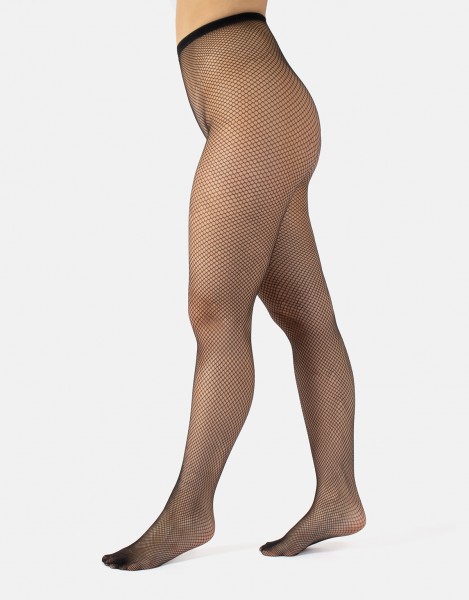 Cette - Soft fishnet tights with seamless body