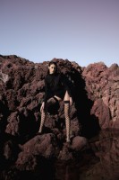 Trasparenze - Tulle-effect hold ups with sweet ribbon motif Trasparenze - Tulle-effect hold ups with sweet ribbon motif