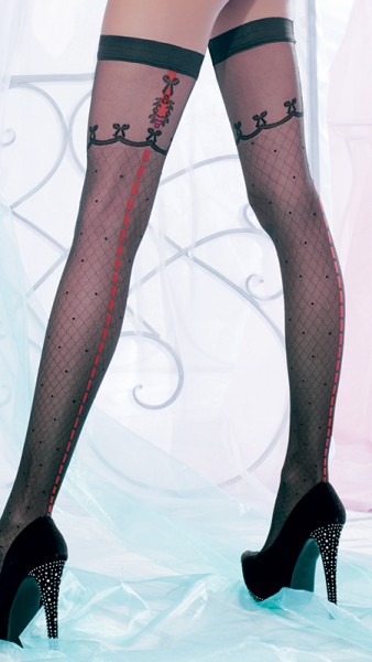 Trasparenze - Sensuous patterned polka dot hold ups Week-End