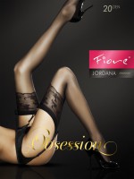 Fiore Jordana - Stockings with decorative floral pattern top Fiore Jordana - Stockings with decorative floral pattern top