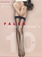Falke Fond de Poudre 10 - Ultra-transparent hold ups with matt-effect