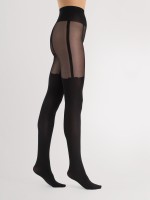 Fiore - Trendy Mock Suspender Tights - Milla 40 DEN