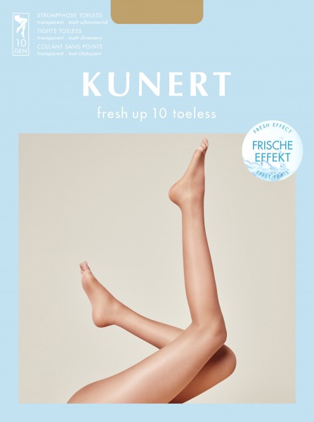 Kunert - Transparent open toe tights Fresh Up 10