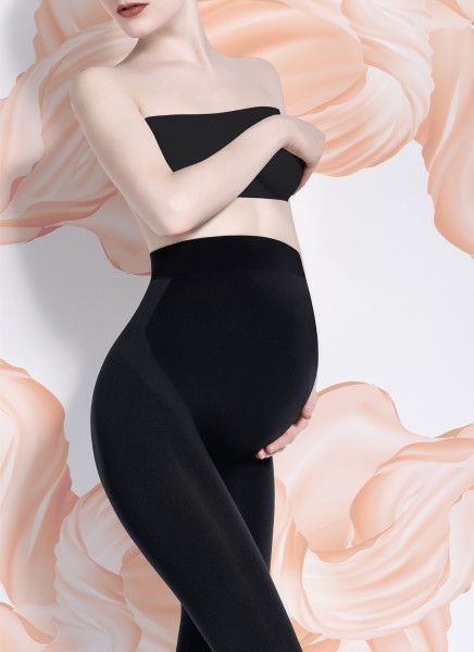 Giulia Mama Seamless Leggings - Opaque seamless maternity leggings