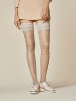 Fiore - Stylish ajour hold ups with sophisticated lace top Fiore - Stylish ajour hold ups with sophisticated lace top