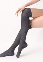 Oroblu - Super soft, vertical striped over the knee socks with viscose Oroblu - Super soft, vertical striped over the knee socks with viscose