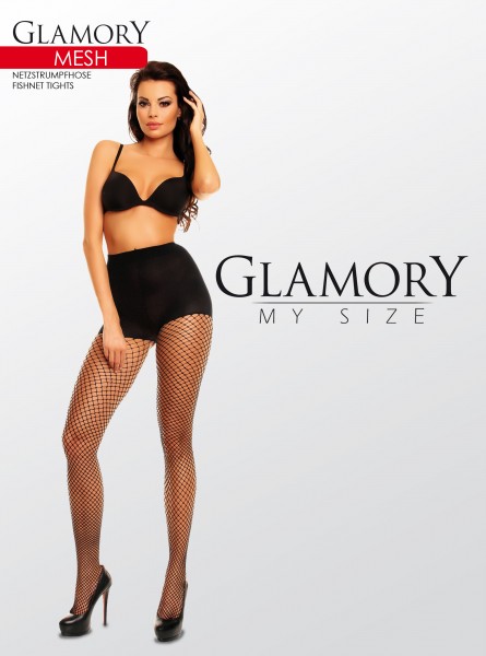 Glamory Mesh - Elegant plus size fishnet tights