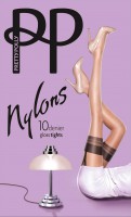 Pretty Polly - Nylons 10 denier gloss mock suspender tights