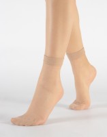 Cette - Cette 2 Pack 18 Denier Sheer Ankle Socks