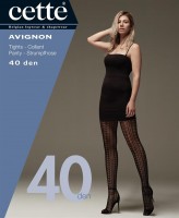 Cette Size Plus Collection Avignon - Cette Size Plus Collection Avignon Openwork Pattern Tights
